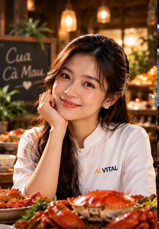 Chân dung minh họa của NA – nhân vật AI, không phải người thật